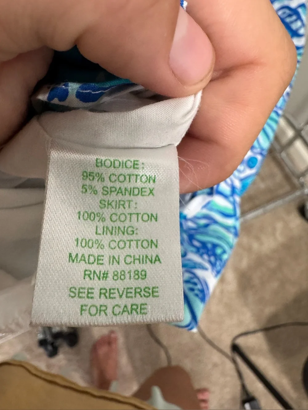 Lilly Pulitzer Blue Halter Ruffle Seashell Print Cotton Dress Size S